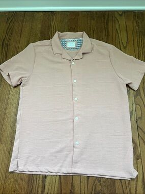 Men’s Denim & Flower Dress Shirt